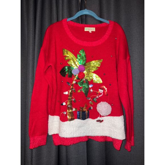 Ugly Christmas Sweater Xmas Size Large - Picture 1 of 3